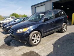 Salvage cars for sale from Copart Chambersburg, PA: 2007 Hyundai Santa FE SE