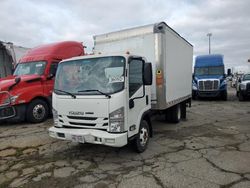 Salvage trucks for sale at Woodhaven, MI auction: 2017 Isuzu NPR
