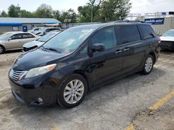 Salvage cars for sale at Wichita, KS auction: 2011 Toyota Sienna XLE