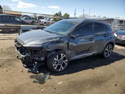 Salvage cars for sale at Denver, CO auction: 2022 Hyundai Kona Limited