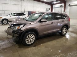 Salvage cars for sale at Avon, MN auction: 2015 Honda CR-V EX