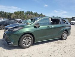 Toyota Sienna XLE salvage cars for sale: 2022 Toyota Sienna XLE