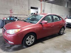 Salvage cars for sale from Copart Blaine, MN: 2010 Hyundai Elantra Blue