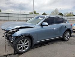 Salvage cars for sale at Littleton, CO auction: 2017 Infiniti QX50