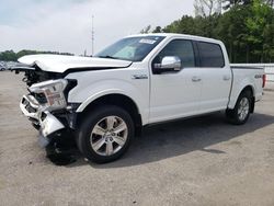 Salvage cars for sale at Dunn, NC auction: 2020 Ford F150 Supercrew