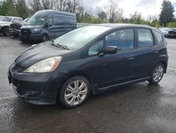 Honda fit Sport salvage cars for sale: 2010 Honda FIT Sport