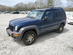 Jeep salvage cars for sale: 2002 Jeep Liberty Sport