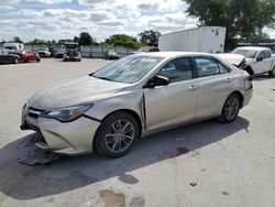 Salvage cars for sale from Copart Orlando, FL: 2015 Toyota Camry LE