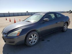 Salvage cars for sale at Fresno, CA auction: 2005 Honda Accord EX