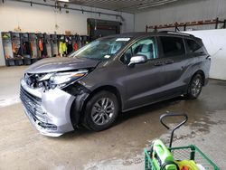 Salvage cars for sale from Copart Candia, NH: 2023 Toyota Sienna LE
