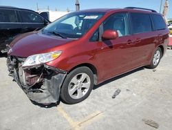 Toyota Sienna LE salvage cars for sale: 2014 Toyota Sienna LE