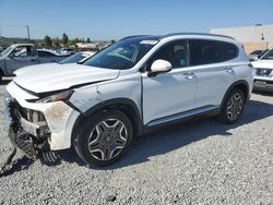 Salvage cars for sale at Mentone, CA auction: 2021 Hyundai Santa FE Limited