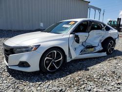 Salvage cars for sale from Copart Tifton, GA: 2021 Honda Accord Sport