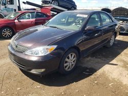 Salvage cars for sale at Elgin, IL auction: 2003 Toyota Camry LE