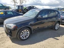 Salvage cars for sale from Copart San Martin, CA: 2016 BMW X3 XDRIVE28D