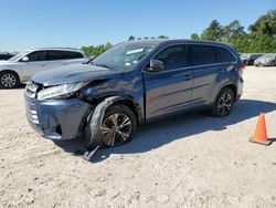 Vehiculos salvage en venta de Copart Houston, TX: 2017 Toyota Highlander LE