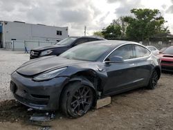 Salvage cars for sale from Copart Opa Locka, FL: 2019 Tesla Model 3