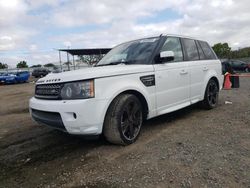 Salvage cars for sale from Copart San Diego, CA: 2013 Land Rover Range Rover Sport SC