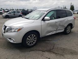 Salvage cars for sale from Copart Rancho Cucamonga, CA: 2015 Nissan Pathfinder S
