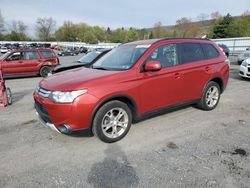 Salvage cars for sale at Grantville, PA auction: 2015 Mitsubishi Outlander SE