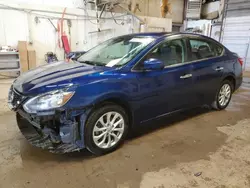 Flood-damaged cars for sale at auction: 2018 Nissan Sentra S