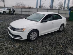 Salvage cars for sale at Windsor, NJ auction: 2016 Volkswagen Jetta S