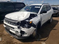 Salvage cars for sale from Copart Elgin, IL: 2022 Jeep Compass Latitude LUX