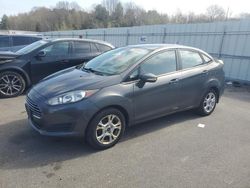 Salvage cars for sale at Assonet, MA auction: 2015 Ford Fiesta SE