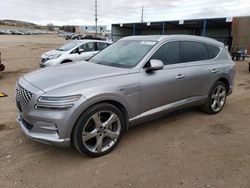 Salvage cars for sale at Colorado Springs, CO auction: 2021 Genesis GV80 Base