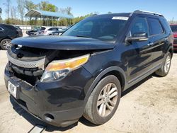 Salvage cars for sale at Spartanburg, SC auction: 2014 Ford Explorer XLT