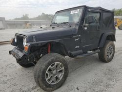 Salvage cars for sale from Copart Spartanburg, SC: 2002 Jeep Wrangler / TJ Sport