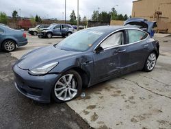 Salvage cars for sale at Gaston, SC auction: 2020 Tesla Model 3