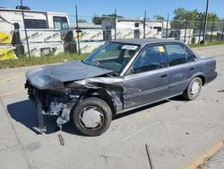 Salvage cars for sale at Sacramento, CA auction: 1992 Toyota Corolla DLX