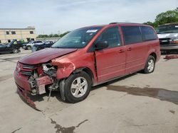 Salvage cars for sale at Wilmer, TX auction: 2009 Dodge Grand Caravan SE