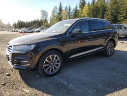 Salvage cars for sale at Graham, WA auction: 2017 Audi Q7 Premium Plus