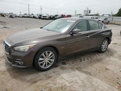 Salvage cars for sale at Oklahoma City, OK auction: 2014 Infiniti Q50 Base