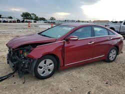 Salvage cars for sale from Copart Haslet, TX: 2012 Hyundai Sonata Hybrid