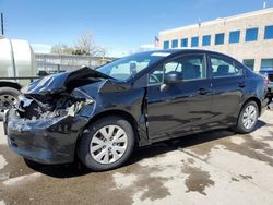 Honda Civic lx salvage cars for sale: 2012 Honda Civic LX