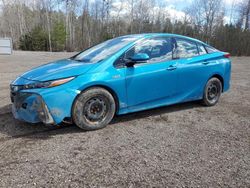 Salvage cars for sale from Copart Bowmanville, ON: 2019 Toyota Prius Prime