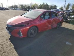 Vehiculos salvage en venta de Copart Denver, CO: 2017 Toyota Prius Prime