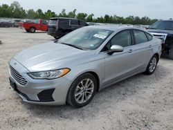 Salvage cars for sale from Copart Houston, TX: 2020 Ford Fusion SE