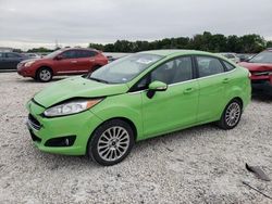 Salvage cars for sale from Copart New Braunfels, TX: 2014 Ford Fiesta Titanium