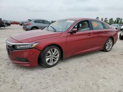 Salvage cars for sale at Houston, TX auction: 2018 Honda Accord LX