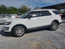 Salvage cars for sale at Cartersville, GA auction: 2017 Ford Explorer XLT