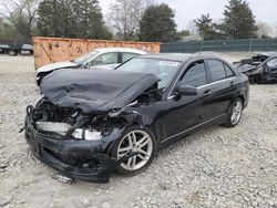 Salvage cars for sale at Madisonville, TN auction: 2013 Mercedes-Benz C 250