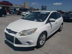 Salvage cars for sale from Copart New Orleans, LA: 2012 Ford Focus SEL
