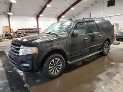 Ford Expedition el xlt salvage cars for sale: 2016 Ford Expedition EL XLT