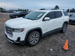 Salvage cars for sale at Houston, TX auction: 2021 GMC Acadia SLT