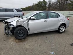 Salvage cars for sale at Brookhaven, NY auction: 2015 Toyota Corolla L