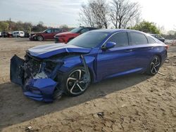 Salvage cars for sale at Baltimore, MD auction: 2018 Honda Accord Sport